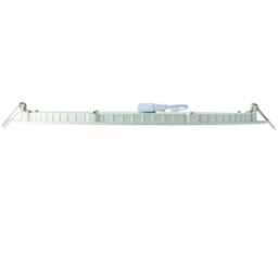 Loops Ultra Slim Round Flush Ceiling Light 24W Cool White LED 4000k Corridor Lamp - thumbnail 5
