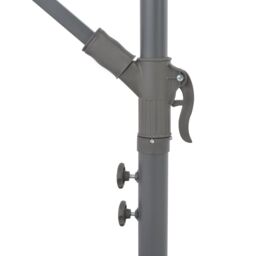 Berkfield Home Cantilever Umbrella with Aluminium Pole Terracotta 300 cm in Brown - thumbnail 6