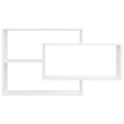 Berkfield Home Wall Shelf White 104x20x58.5 cm Engineered Wood - thumbnail 4