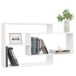 Berkfield Home Wall Shelf White 104x20x58.5 cm Engineered Wood - thumbnail 3