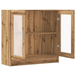 Berkfield Home Book Cabinet Artisan Oak 82.5x30.5x80 cm Engineered Wood in Brown - thumbnail 8