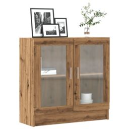 Berkfield Home Book Cabinet Artisan Oak 82.5x30.5x80 cm Engineered Wood in Brown - thumbnail 1