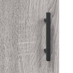 Berkfield Home Highboard Grey Sonoma 34.5x34x180 cm Engineered Wood - thumbnail 9