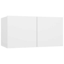 Berkfield Home 8 Piece TV Cabinet Set White Engineered Wood - thumbnail 6