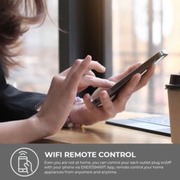ENER-J 13A SMART Wi-Fi Power Strips with 3 Sockets, 2 USB Ports & 1 Type C Port in White - thumbnail 6