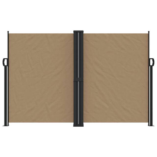 Berkfield Home Retractable Side Awning Taupe 160x1200 cm - image 1