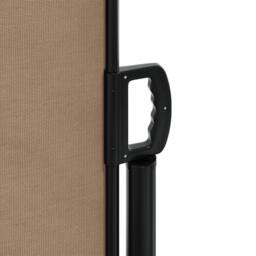 Berkfield Home Retractable Side Awning Taupe 160x1200 cm - thumbnail 8