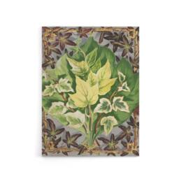 "Artery8 Art Nouveau Ivy Leaves Painting Hibberd Canvas Wall Art in Green - Size: W18"" x H24""" - thumbnail 1