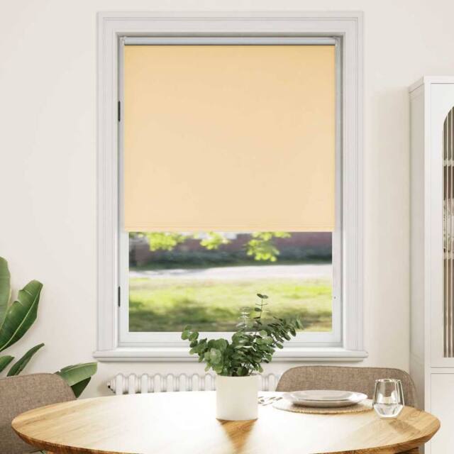 Berkfield Home Roller Blind Blackout 100 x 175 cm Beige - image 1