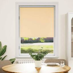 Berkfield Home Roller Blind Blackout 100 x 175 cm Beige - thumbnail 1