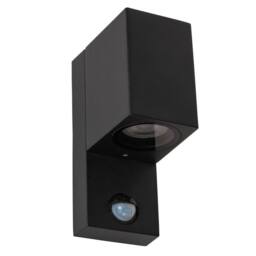 Netlighting Lucide ZARO IR Wall spotlight Outdoor 1xGU10 IP65 Black - thumbnail 2