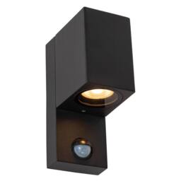 Netlighting Lucide ZARO IR Wall spotlight Outdoor 1xGU10 IP65 Black - thumbnail 1