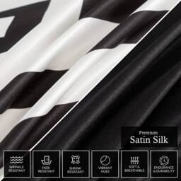 Grace Premium Satin Silk Duvet Cover Set Luxurious Bedding Sets - Size: Single - thumbnail 8