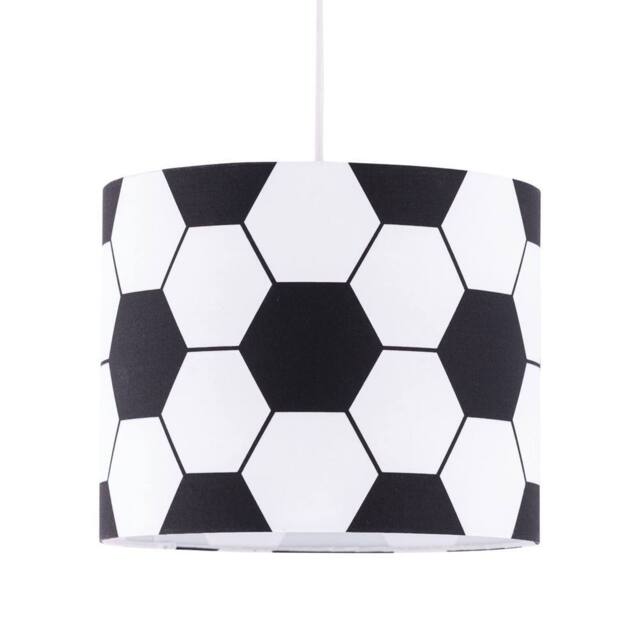 First Choice Lighting Footie - Black & White Football Pendant Shade - image 1