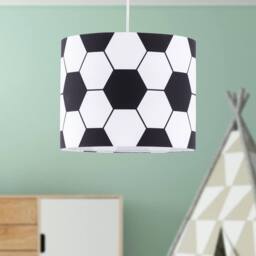 First Choice Lighting Footie - Black & White Football Pendant Shade - thumbnail 4