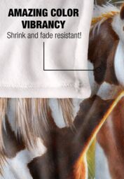 JQ Licensing Cf Painted Horses Silky Touch Super Soft Throw Blanket 152 X 127 cm in White - thumbnail 4