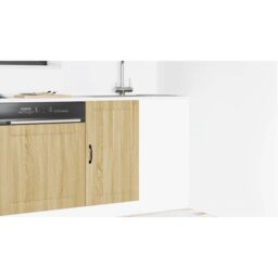 Berkfield Home Sink Base Cabinet Lucca Sonoma Oak Engineered Wood in Brown - thumbnail 4