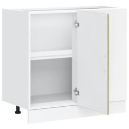 Berkfield Home Sink Base Cabinet Lucca Sonoma Oak Engineered Wood in Brown - thumbnail 6