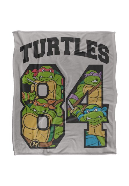 Teenage Mutant Ninja Turtles TMNT 84 Silky Touch Super Soft Throw Blanket 152 X 127 cm in White - image 1