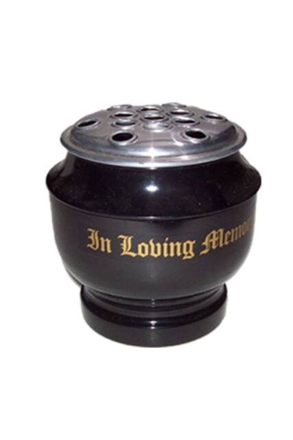 KDMD Loving Memory Vase 18cm Black Vase design for everyday use - image 1
