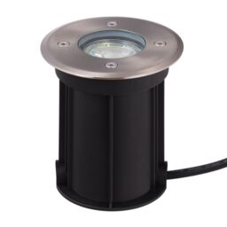 First Choice Lighting Set of 2 Lipa - Outdoor Recessed Ground Lights in Silver - thumbnail 2