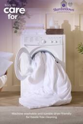 Slumberdown Feels Like Down 13.5 Tog (4.5+9 Tog) All Season Duvet in White - Size: King - thumbnail 5