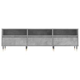 Berkfield Home TV Cabinet Concrete Grey 150x30x44.5 cm Engineered Wood - thumbnail 5