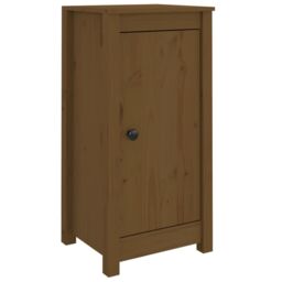 Berkfield Home Sideboards 2 pcs Honey Brown 40x35x80 cm Solid Wood Pine - Size: 40 x 35 x 80 cm - thumbnail 2