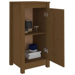 Berkfield Home Sideboards 2 pcs Honey Brown 40x35x80 cm Solid Wood Pine - Size: 40 x 35 x 80 cm - thumbnail 4