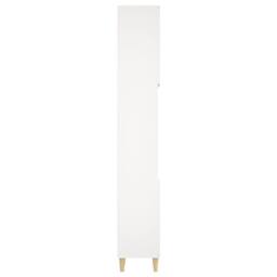 Berkfield Home Bathroom Cabinet White 30x30x190 cm Engineered Wood - Size: 30 x 30 x 190 cm - thumbnail 8