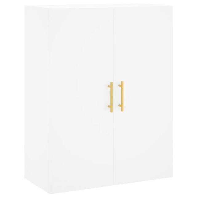 Berkfield Home Wall Mounted Cabinet White 69.5x34x90 cm - image 1