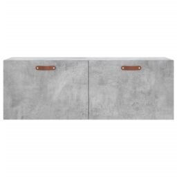 Berkfield Home Wall Cabinet Concrete Grey 100x36.5x35 cm Engineered Wood - thumbnail 5