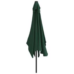 Berkfield Home Parasol 200 x 300 cm Green Rectangular - thumbnail 4