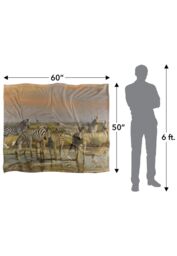 Wild Wings Sundowners 2 Silky Touch Super Soft Throw Blanket 152 X 127 cm in White - thumbnail 5