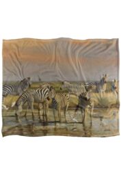 Wild Wings Sundowners 2 Silky Touch Super Soft Throw Blanket 152 X 127 cm in White - thumbnail 1