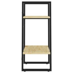 Berkfield Home 2-Tier Book Cabinet 40x30x70 cm Solid Pine Wood in Brown - Size: 40 x 30 x 70 cm - thumbnail 6