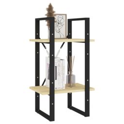 Berkfield Home 2-Tier Book Cabinet 40x30x70 cm Solid Pine Wood in Brown - Size: 40 x 30 x 70 cm - thumbnail 4