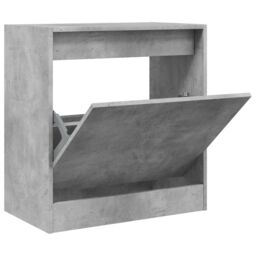 Berkfield Home Shoe Cabinet Concrete Grey 60x34x63.5 cm Engineered Wood - thumbnail 2