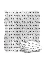 Warner Brothers Friends Silky Touch Super Soft Throw Blanket 152x127cm in White - Size: 152x127 cm - thumbnail 2