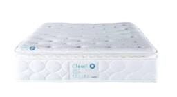 Maxitex Cloud Pocket Sprung Pillow Top Memory Mattress in White - Size: Small Double - thumbnail 5
