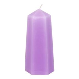 KDMD Calming Crystal Candle with Rough Amethyst in Purple - thumbnail 4