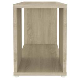 Berkfield Home TV Cabinet Sonoma Oak 60x24x32cm Engineered Wood in Light Oak - Size: 60 x 24 x 32 cm - thumbnail 5