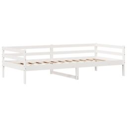 Berkfield Home Daybed with Drawers without Mattress White 90x200 cm Solid Wood - thumbnail 5