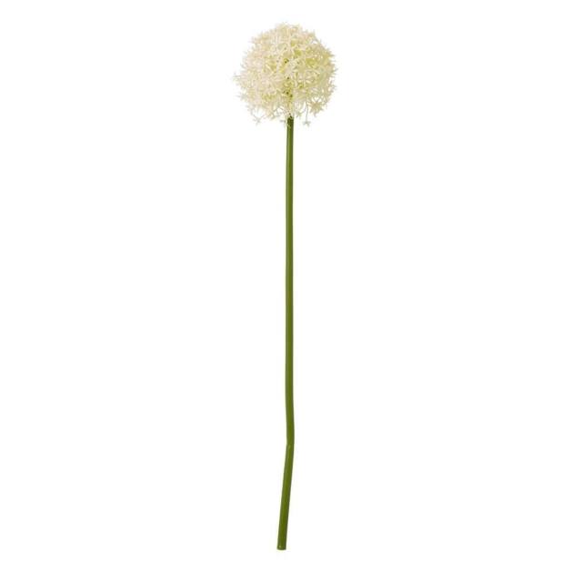 Sostter Cream Allium Faux Flower Stem for Stylish Home Decor