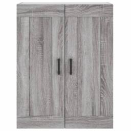 Berkfield Home Highboard Grey Sonoma 69.5x34x180 cm Engineered Wood - thumbnail 6