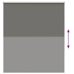Berkfield Home Roller Blind Blackout Grey 125x130 cm Fabric Width 121.6 cm Polyester - thumbnail 5