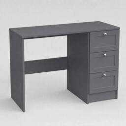Havendro Grey 3 Drawer Modern Dressing Table Study Desk
