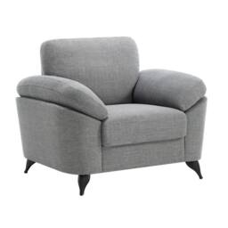 More4Homes Malmo Modern Scandi Style Fabric Living Room 1+3 Seater Sofa Set in Grey - thumbnail 6