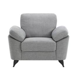 More4Homes Malmo Modern Scandi Style Fabric Living Room 1+3 Seater Sofa Set in Grey - thumbnail 7