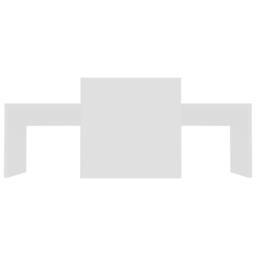 Berkfield Home Durable Coffee Table Set White 100x48x40 cm Engineered Wood - Size: 100 x 48 x 40 cm - thumbnail 4